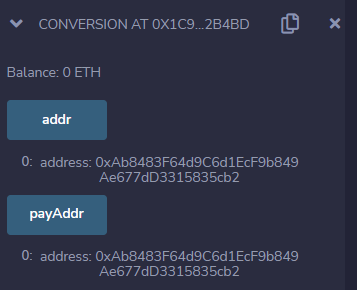 Conversion between address and address payable