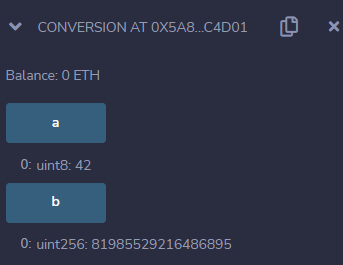 Decimals and Hex Literals Assignments uintN