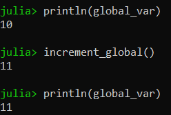 Global Variables