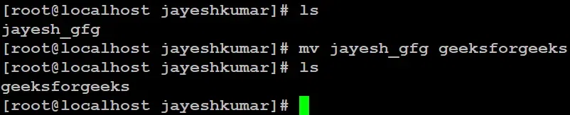 mv jayesh_gfg geeksforgeeks