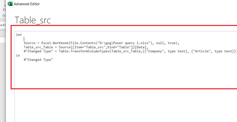 code shows path of the current active cell 