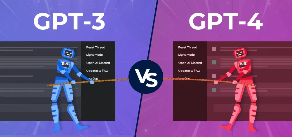 GPT 3 vs GPT 4