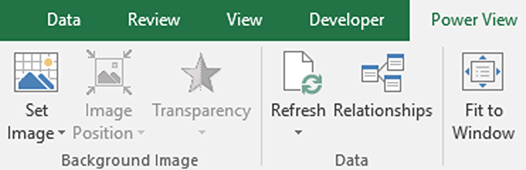 power view tab in excel