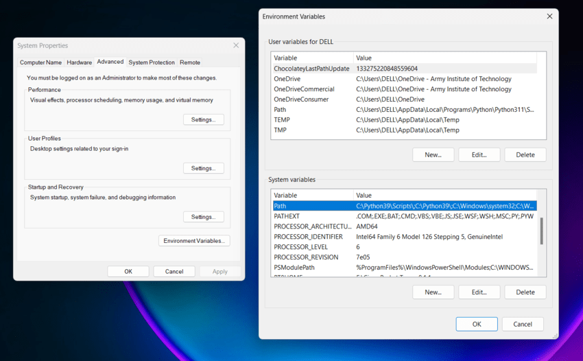  Add the path to the Git-TFS executable file to your system's PATH environment variable.