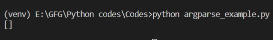 Passing zero value as command line argument using nargs=