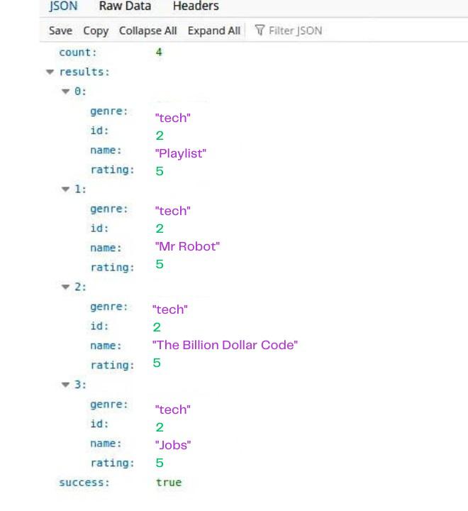 Implement Filtering in Flask