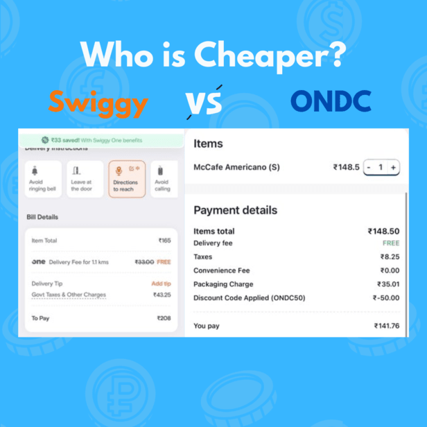 Who is Cheaper: Swiggy or ONDC