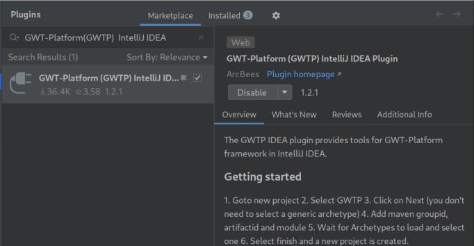 GWT-Platform(GWTP)  IntelliJ IDEA Plugin