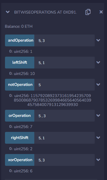 Bitwise Operations