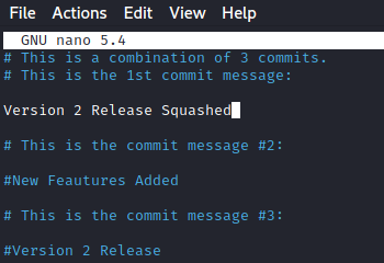 Latest Commit Message Added