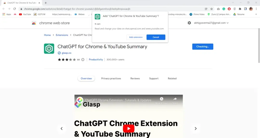 Add to Chrome Button