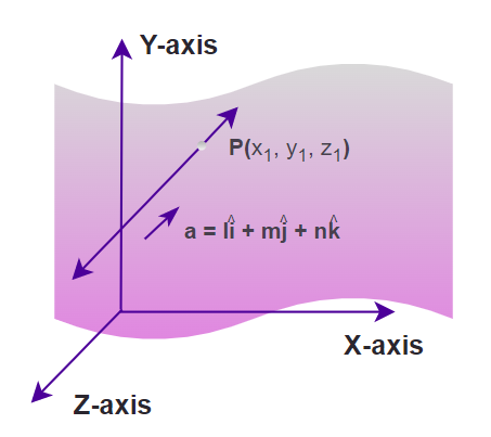 Illustration of the reference points and lines used to describe