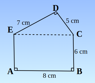 Area of Irregular Pentagon