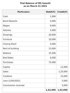 Statement Of Adjustments Example Financial Statement with Adjustment with Examples-II - GeeksforGeeks