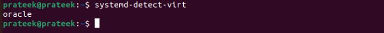 The systemd-detect-virt Command