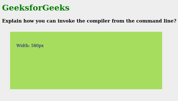 How to Invoke the Compiler From the Command Line ? - GeeksforGeeks