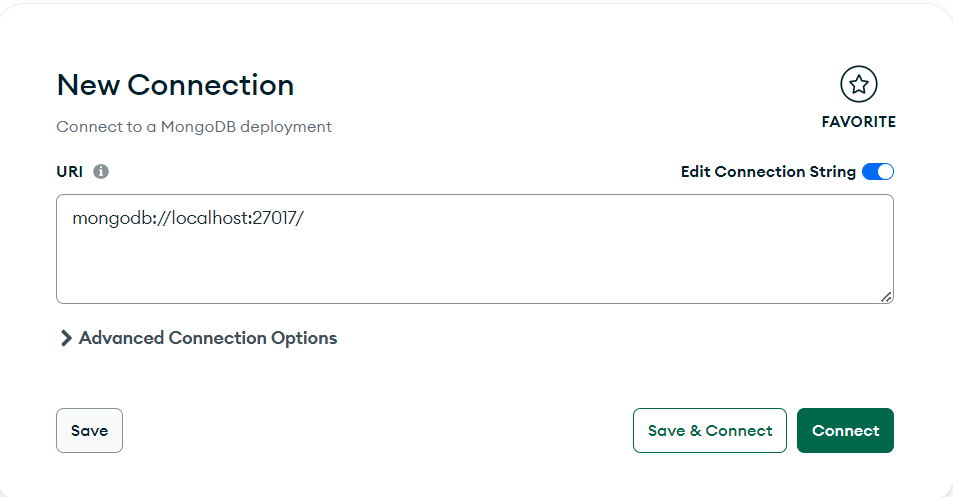 Insert Documents — MongoDB Compass