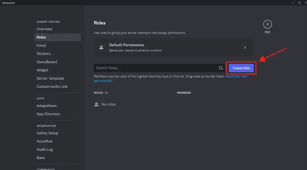 How to create roles and set permissions on your Discord server