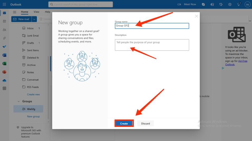 How To Create Email Groups In Outlook - GeeksforGeeks