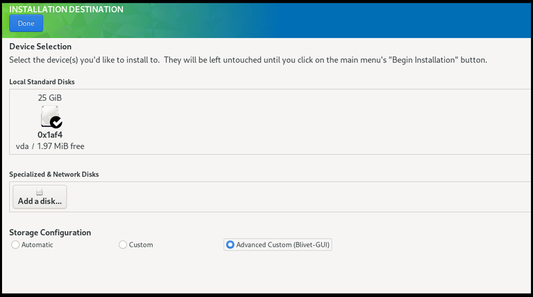 5_GFG_An image showing advanced custom partitioning option