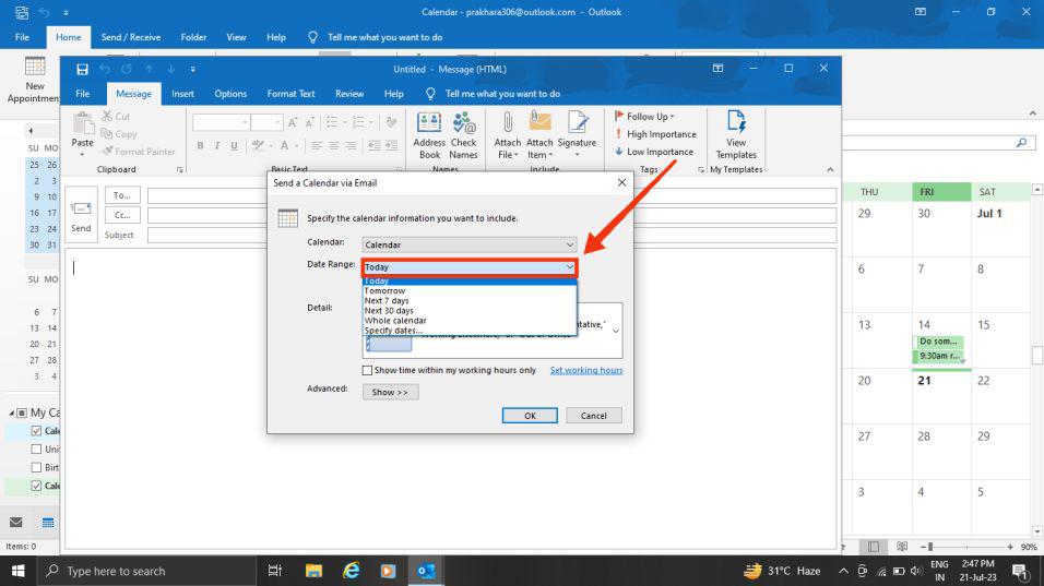 How to Share Your Calendar in Outlook Step by Step Guide