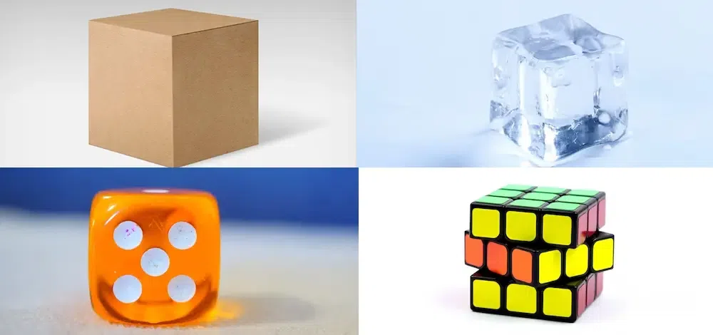 Cube, Faces, Edges & Vertices