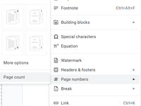 Adding Page Numbers in Google Docs - GeeksforGeeks