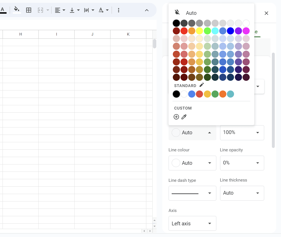 How to Change Chart Colors in Google Sheets - GeeksforGeeks