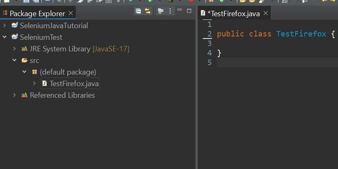 Create new Java class