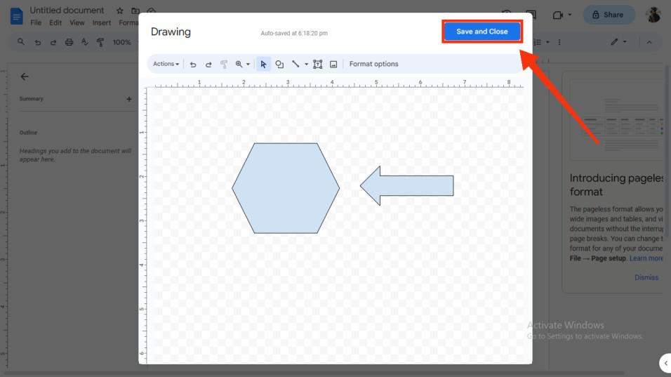 How To Draw In Google Docs Quickly GeeksforGeeks   IMG 20230805 183225 