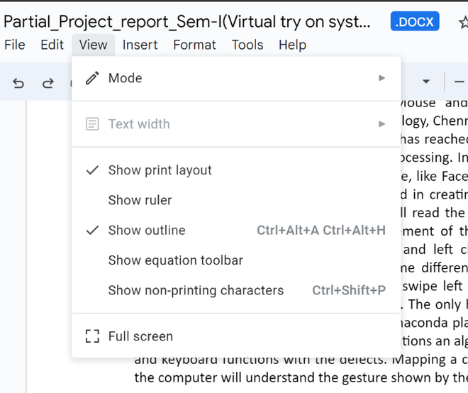 How to show Non-printing characters (Invisibles) in Google Docs ...