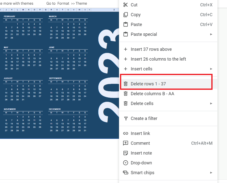 How to Make a Calendar in Google Sheets GeeksforGeeks