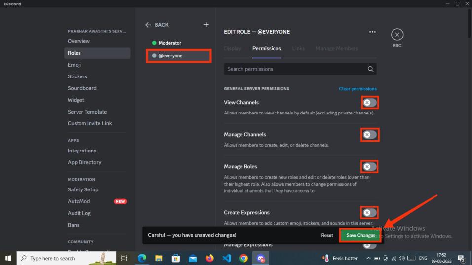 create fully custom discord server