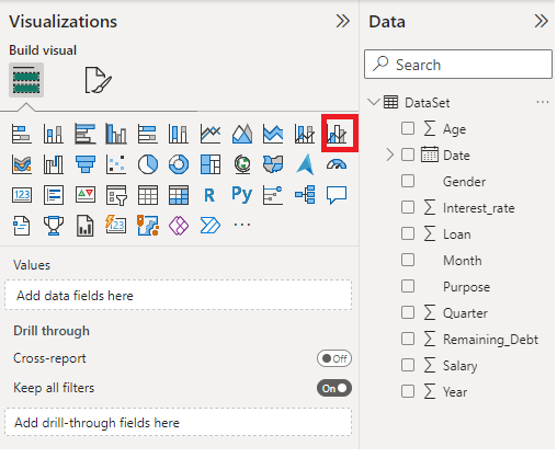 Power BI - Line Clustered Column Chart - GeeksforGeeks