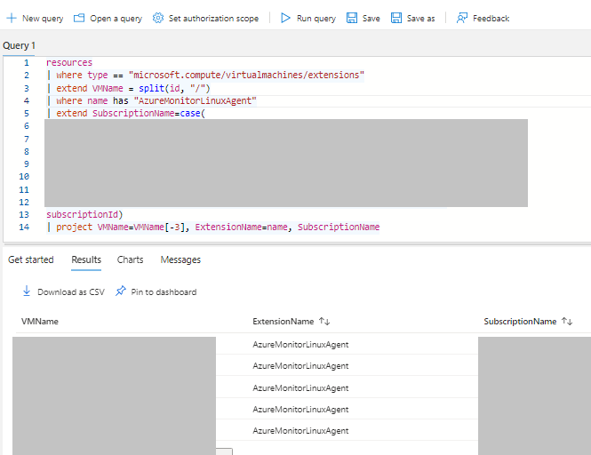 Fetching Azure Virtual machine 