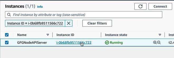 Deploy Node-Express Server in AWS EC2 Instance - GeeksforGeeks