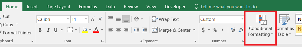 Conditional Formatting in Excel 