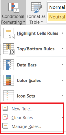 Formula Based Rules.