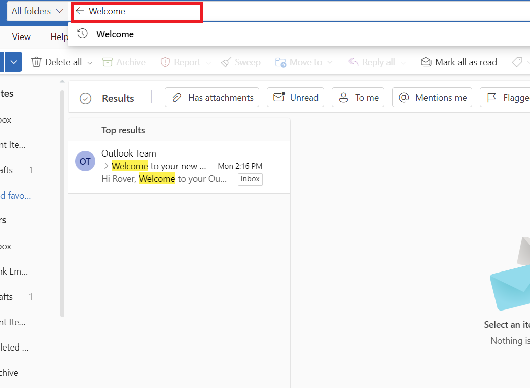 How to Search in Email Messages body/text in Outlook - GeeksforGeeks