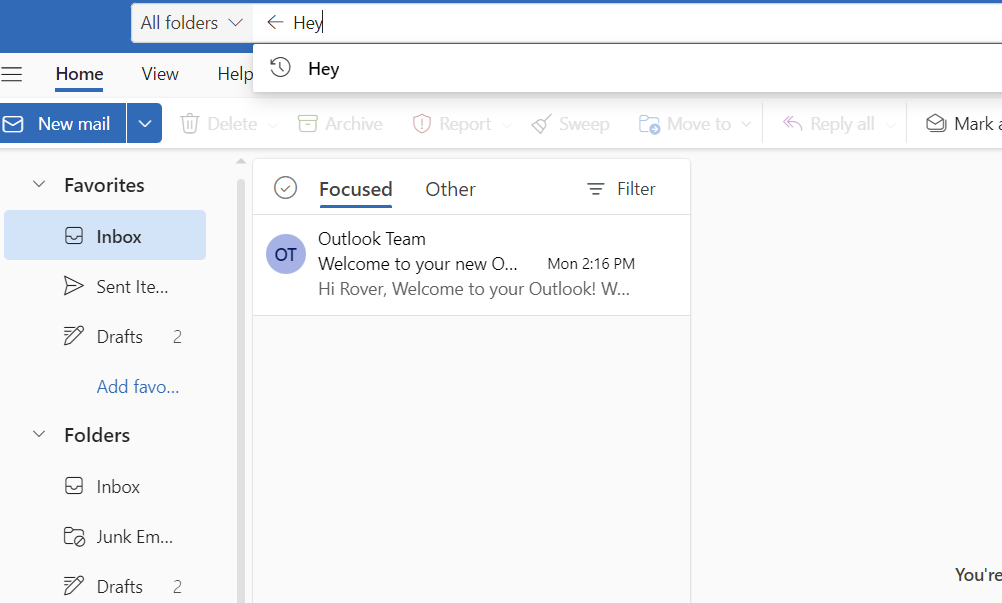 How to Search in Email Messages body/text in Outlook - GeeksforGeeks