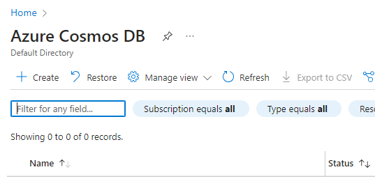 Azure Cosmos DB 