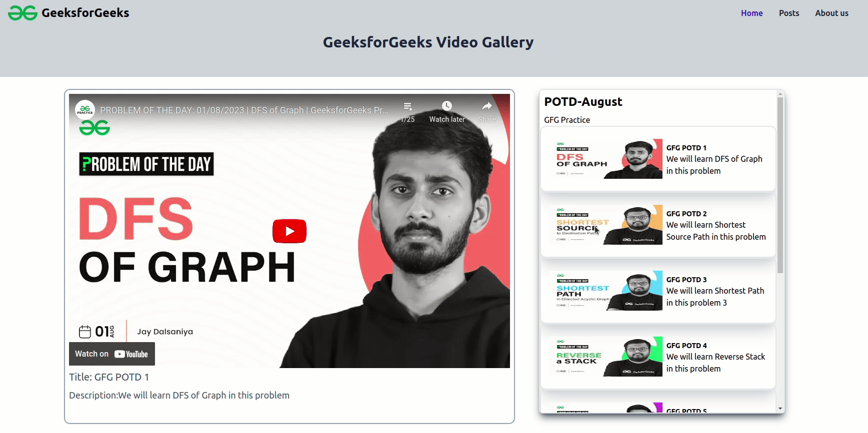 Video Player and Gallery 