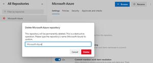 How to Delete a Azure DevOps Repo? - GeeksforGeeks