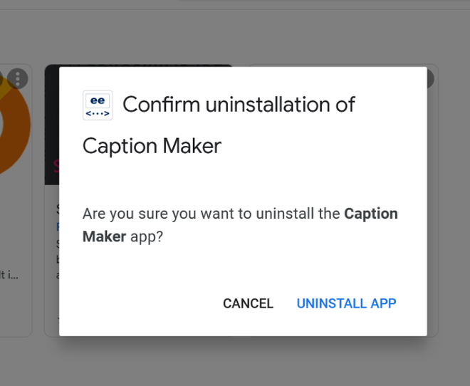 Uninstall Add-on