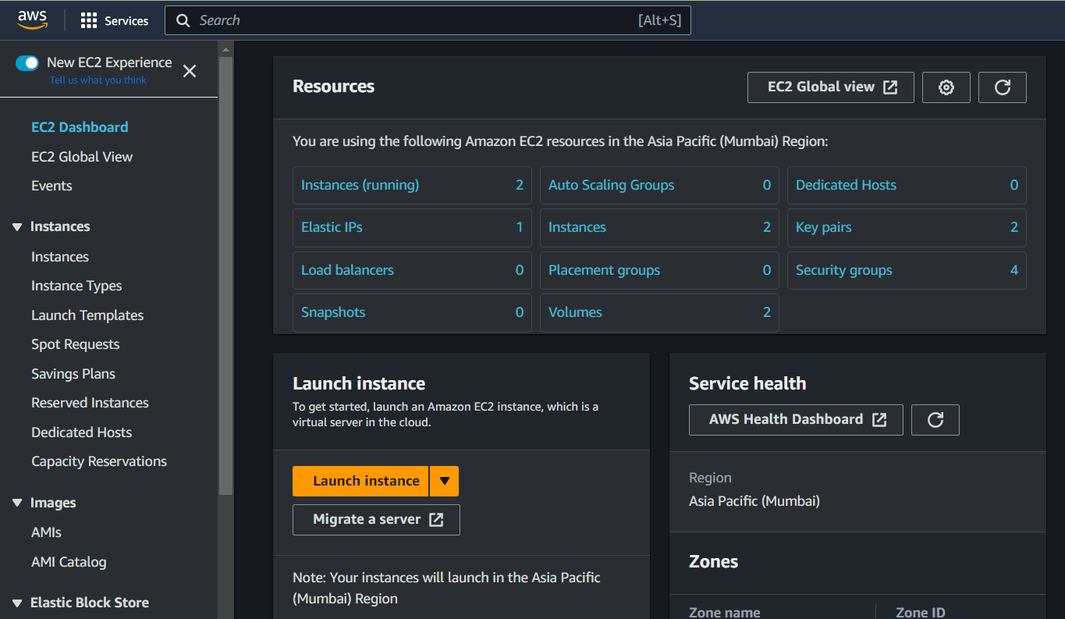 Create EC2 Instance