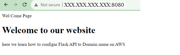 see output IPv4:Port