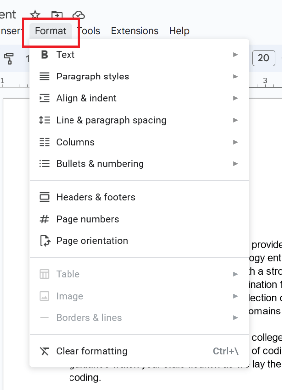 How To Add Headings In Google Docs - GeeksforGeeks