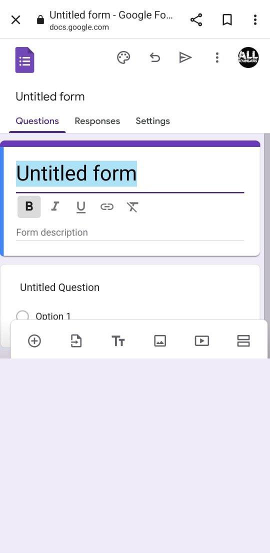 How To Bold Text In Google Forms - GeeksforGeeks