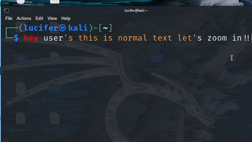 Zoom out text in the terminal using shortcut