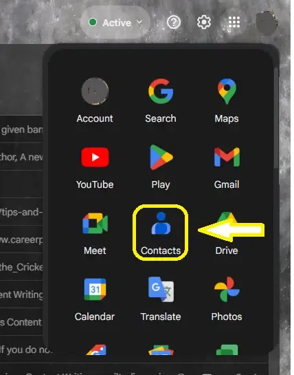 Find Gmail Contacts